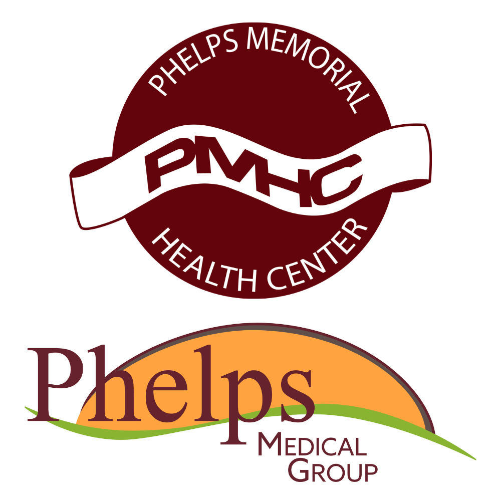Phelps Memorial Health Center Phelps Medical Group logos