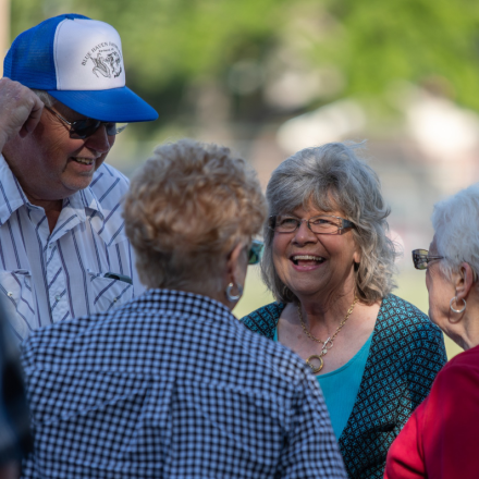 senior citizens laughing