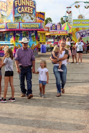 Fair Family Walking