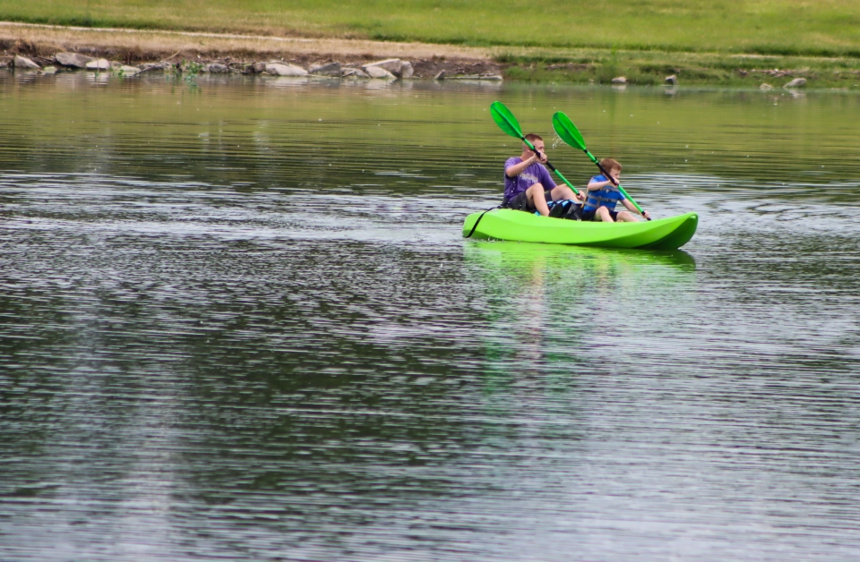 Kyaking at North Park